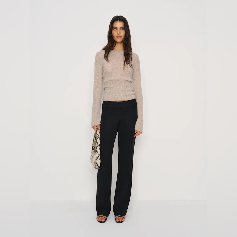 NWT Reformation Soren Sheer Alpaca Sweater Top - Picture 3 of 5